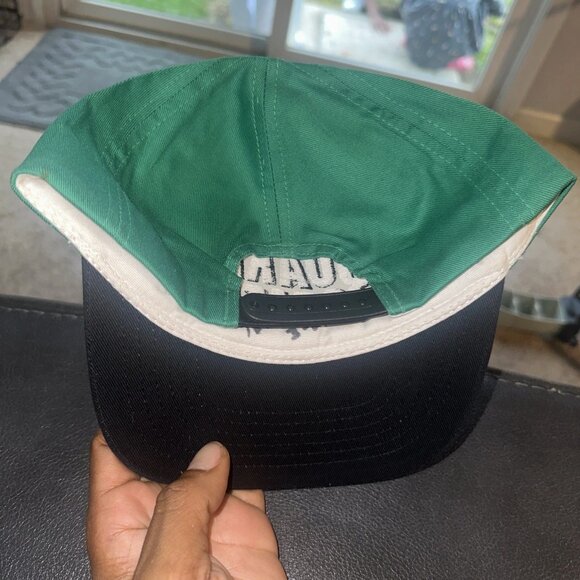 Vintage KC QUAKER STATE (Adjustable Snap Back) Cap RARE NASCAR 1990s Ships FAST - Picture 3 of 5